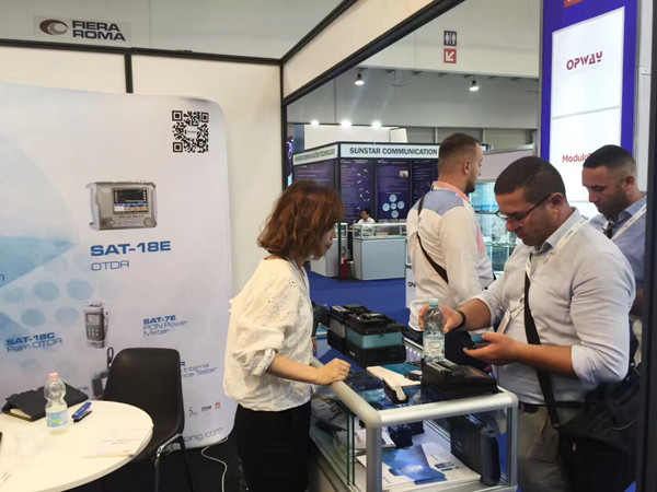 Aitelong in ECOC 2018 Expo.